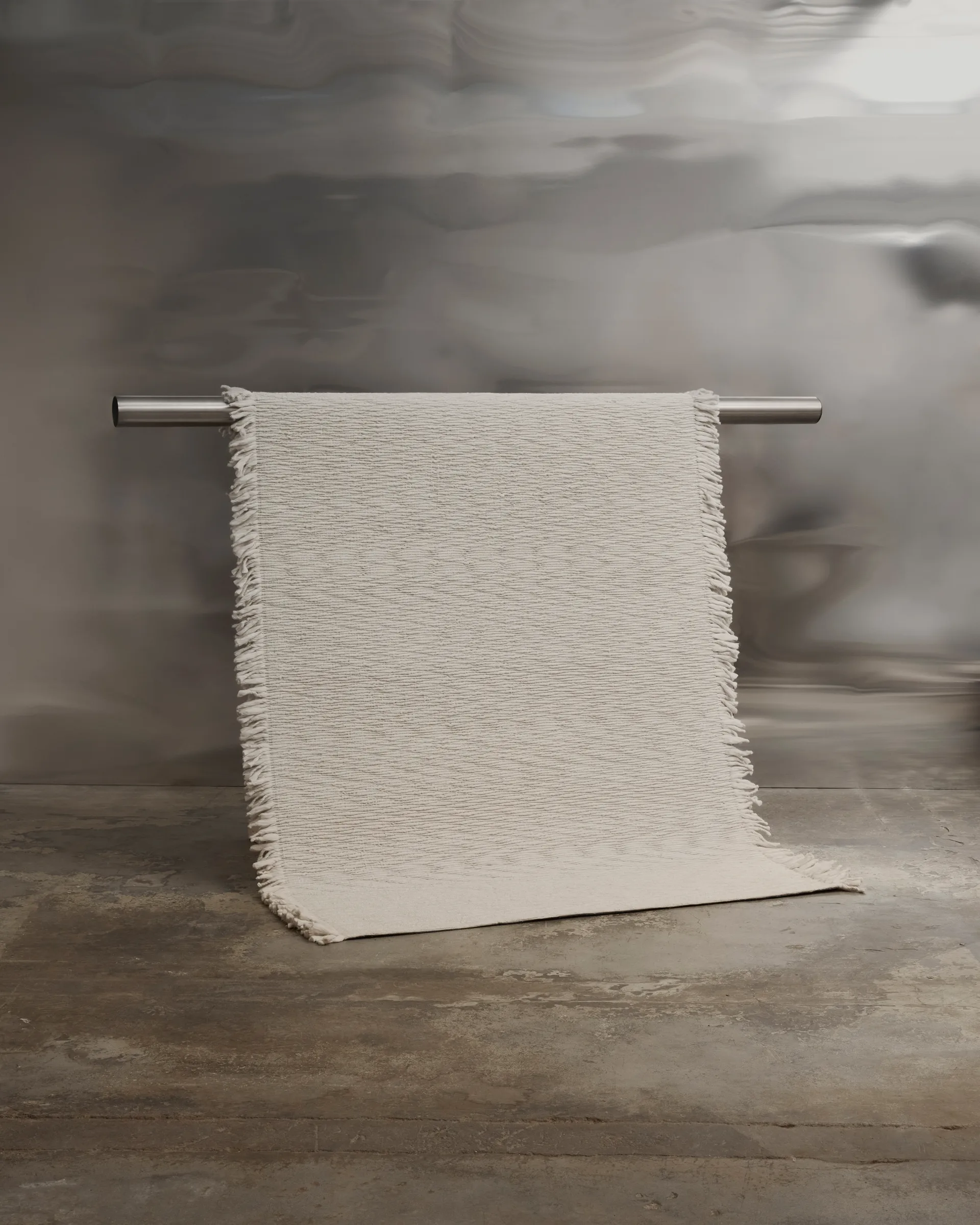 Fagerlund wool carpet 200x300 cm, Beige-offwhite Tinted