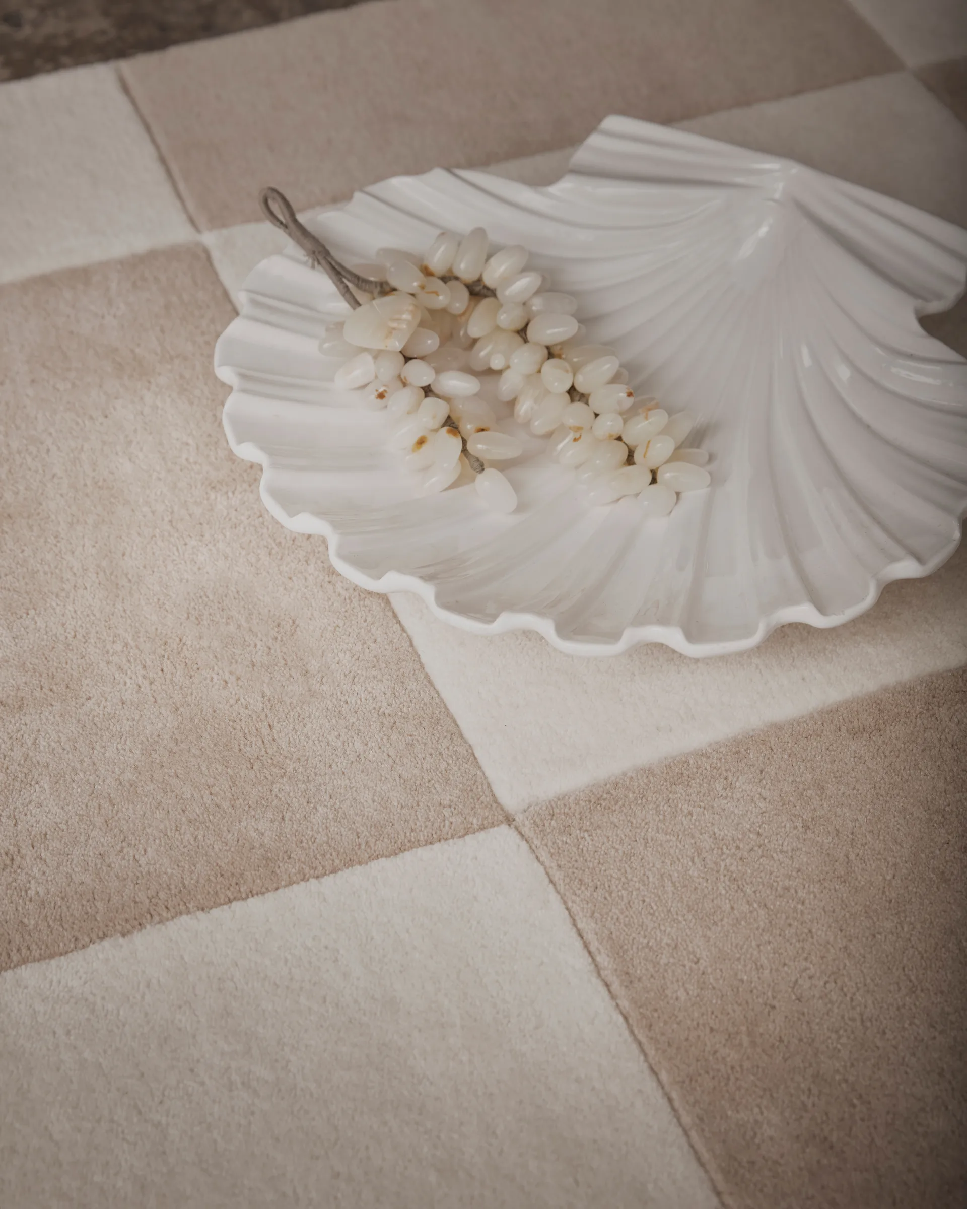 Hafstrom wool carpet 170x240 cm, Beige-white Tinted
