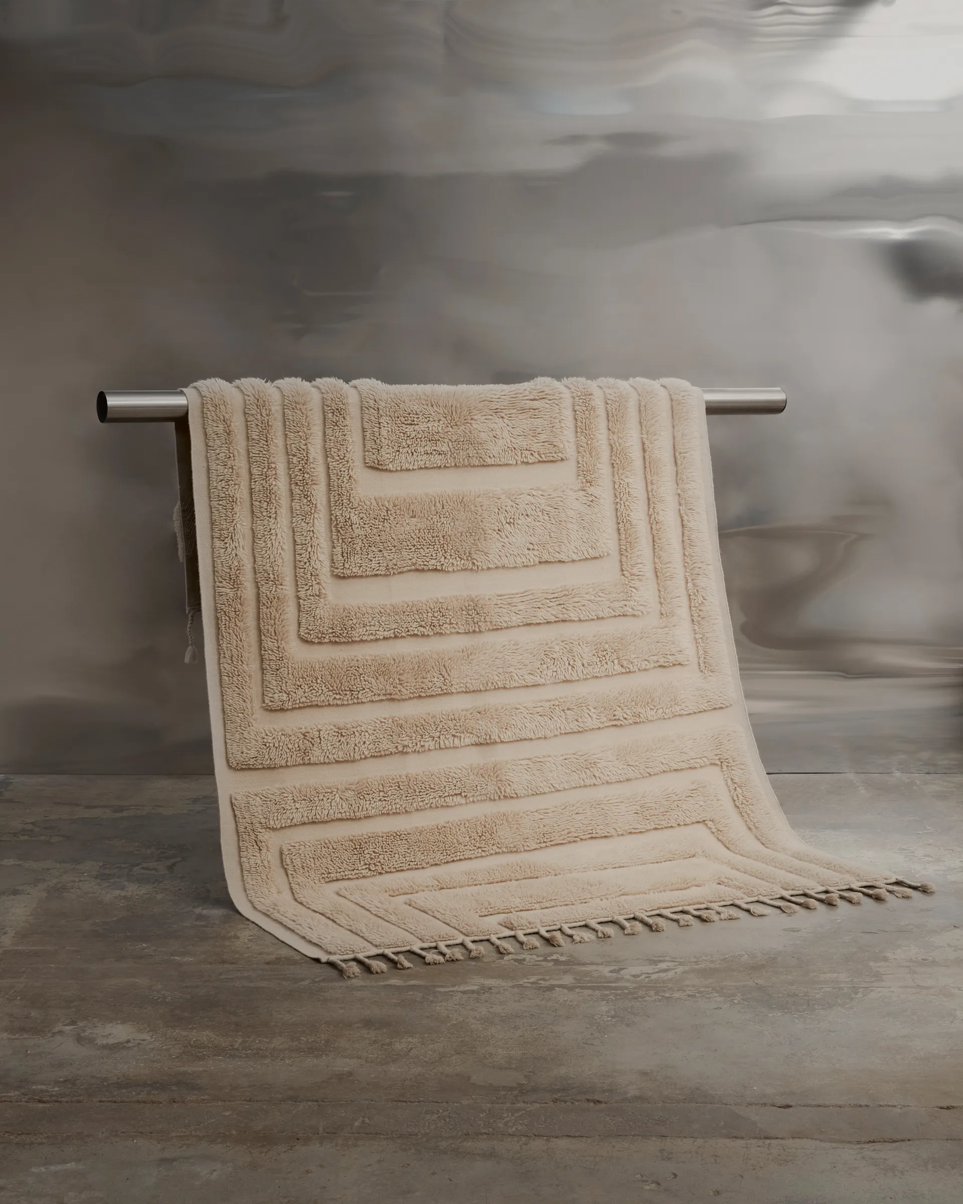 Kask wool carpet 170x240 cm, Beige Tinted