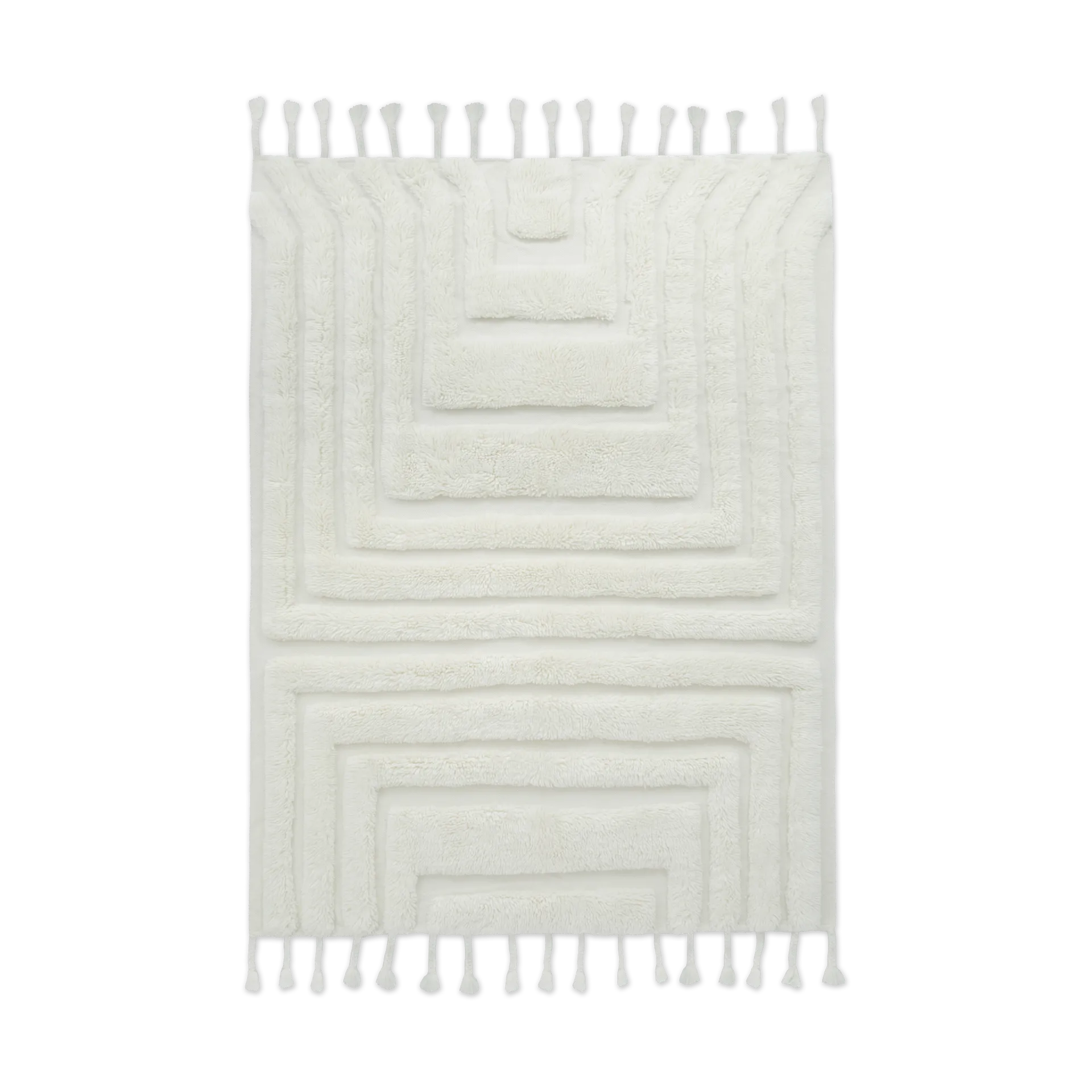 Kask wool carpet 170x240 cm, Offwhite Tinted
