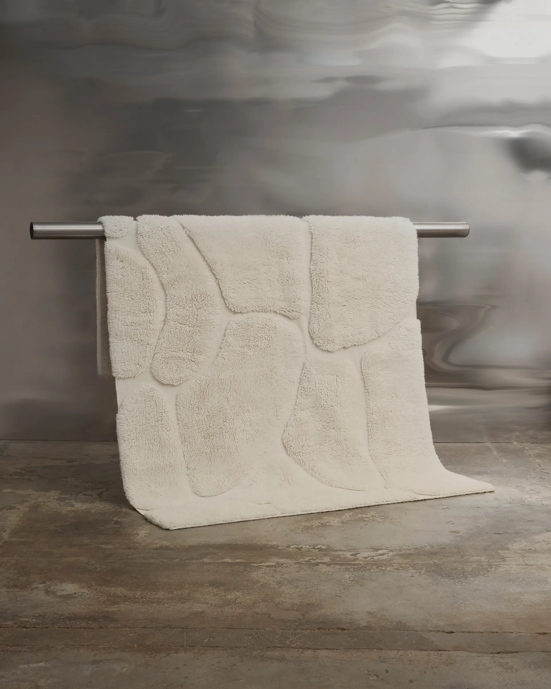Kullin wool carpet 170x240 cm, Offwhite Tinted
