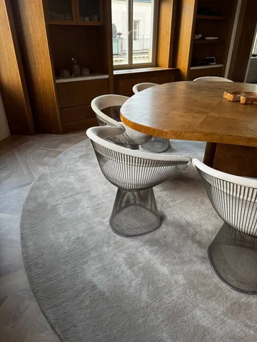 Liljehok wool rug - Beige, Ø200 cm - Tinted
