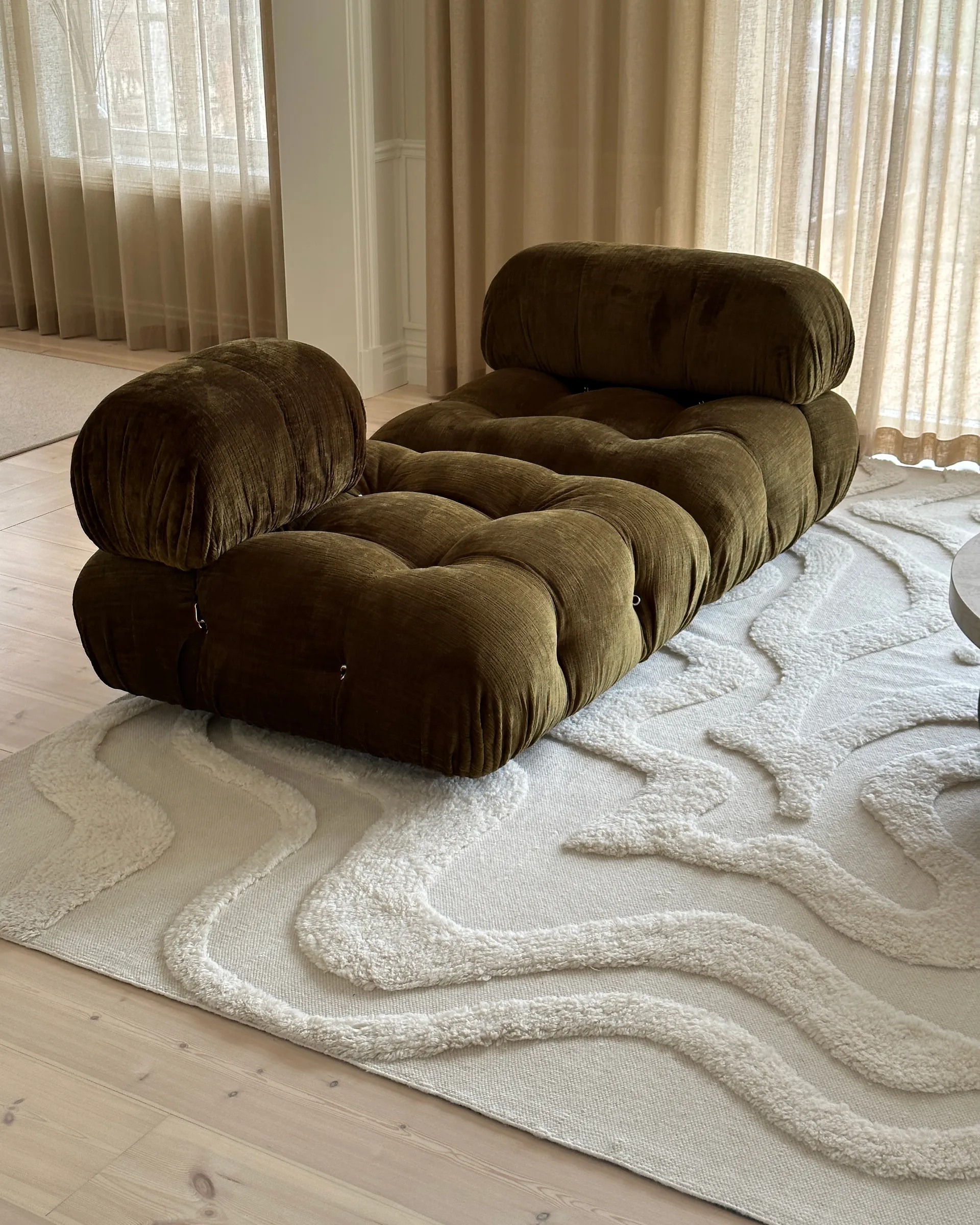 Norlander wool carpet 260x350 cm, Offwhite Tinted