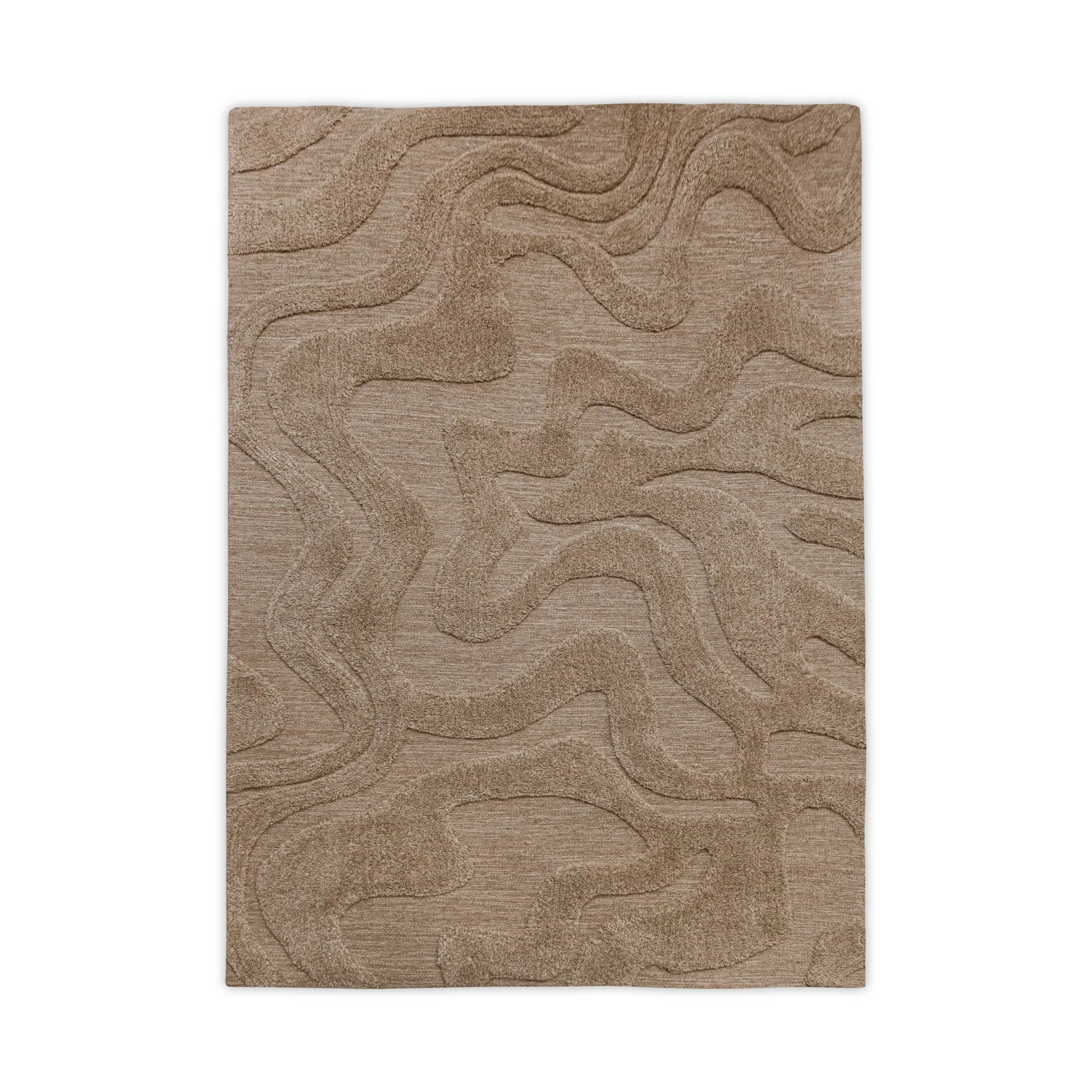 Norlander wool rug 300x400 cm, Beige-melange Tinted