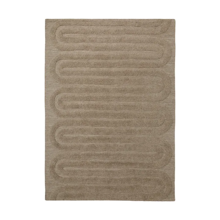 Riklund wool carpet 190x290 cm - Beige-melange - Tinted