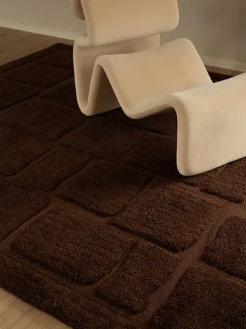Wandel wool rug - Brown, 300x400 cm - Tinted