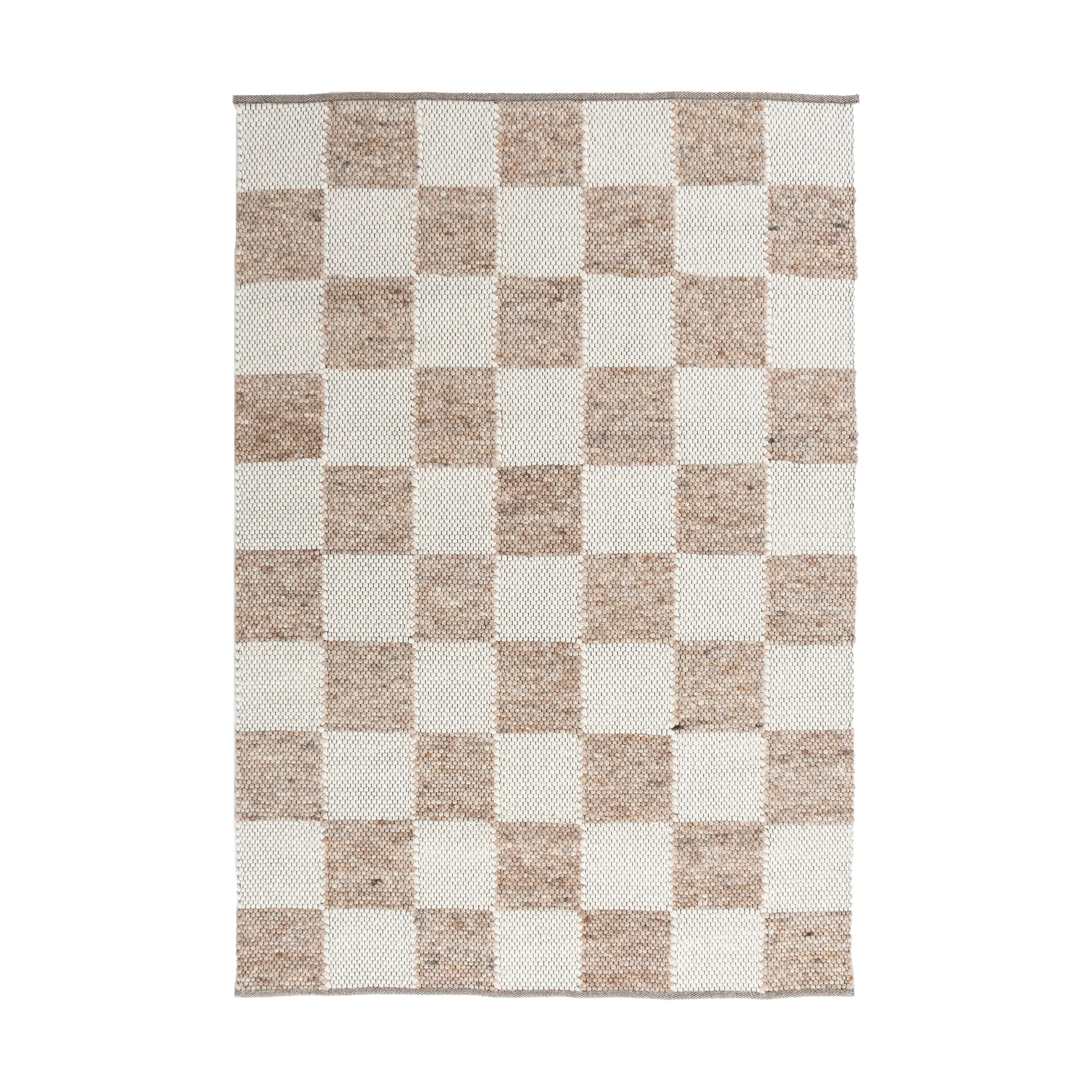 Gotland Design rug Special Edition, Light brown-white no. 2412, 250x350 cm Tisca