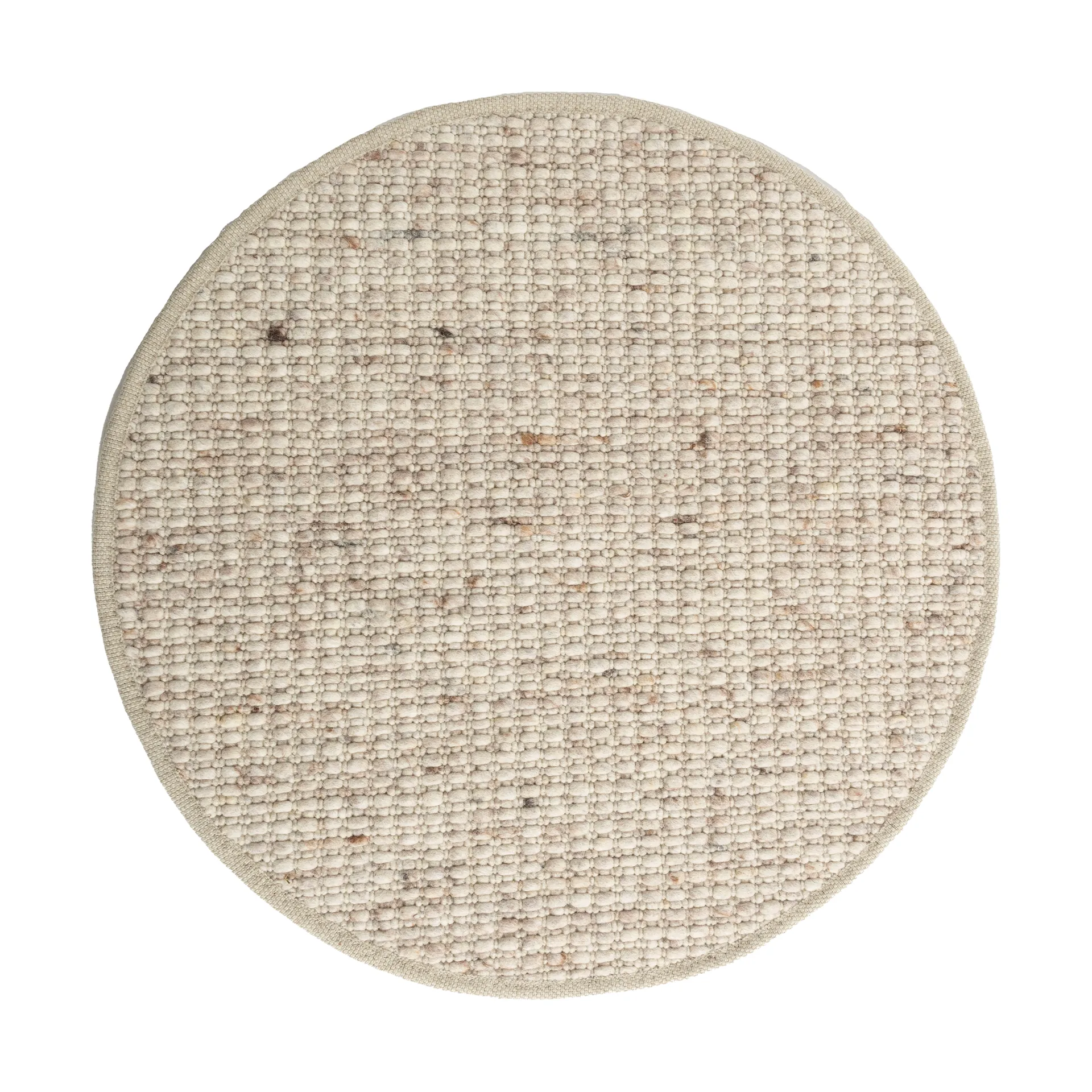 Greenland Swift round rug, Ecru no. 32, Ø170 cm Tisca