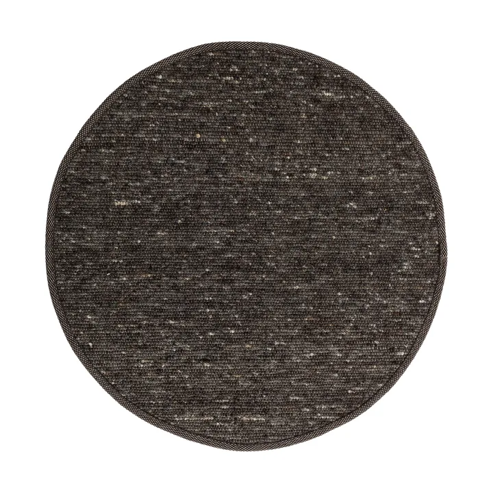 Sierrafil round rug - Anthracite no. 83, Ø250 cm - Tisca