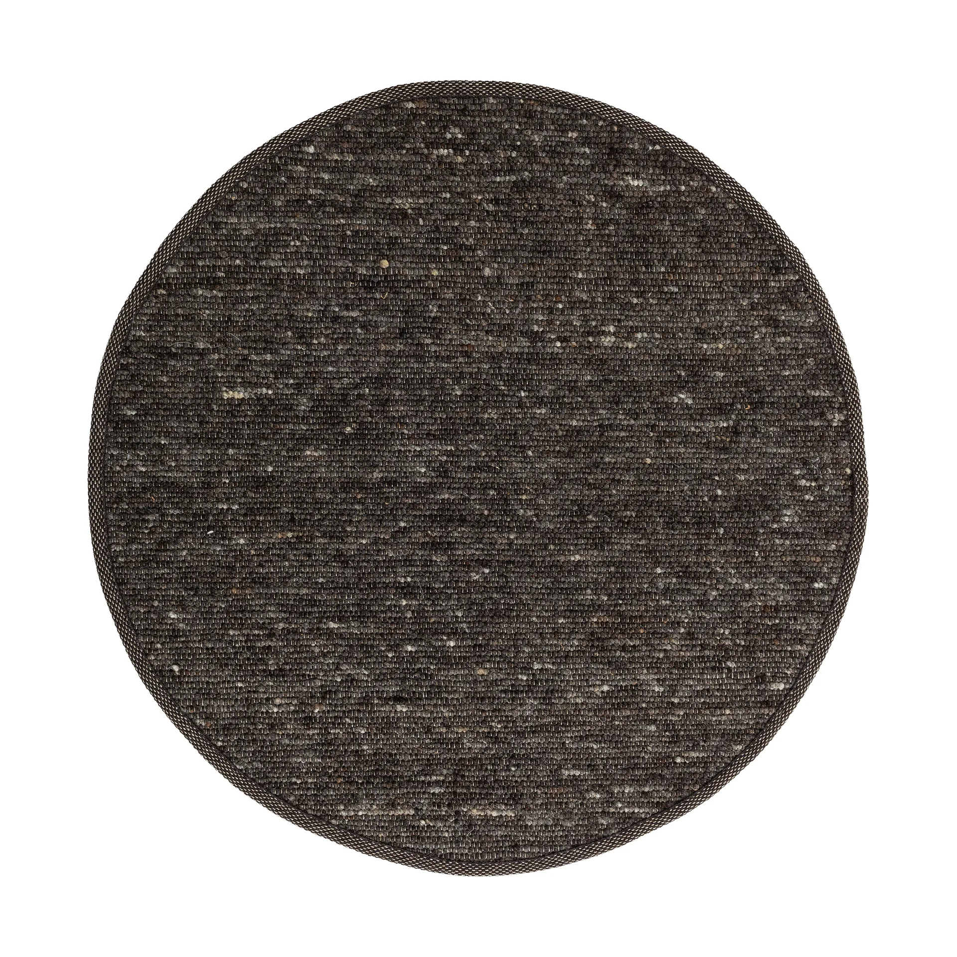 Sierrafil round rug, Anthracite no. 83, Ø300 cm Tisca