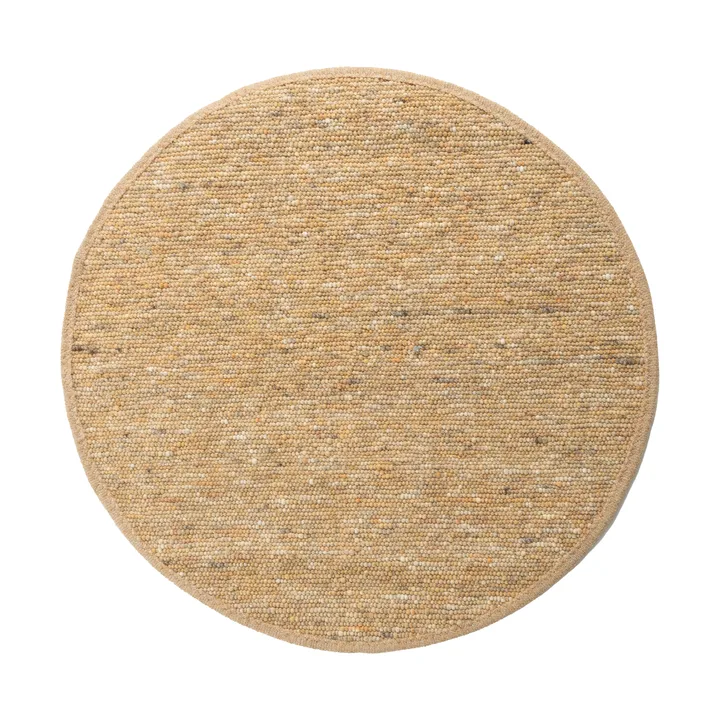 Sierrafil round rug - Gold no. 261, Ø200 cm - Tisca