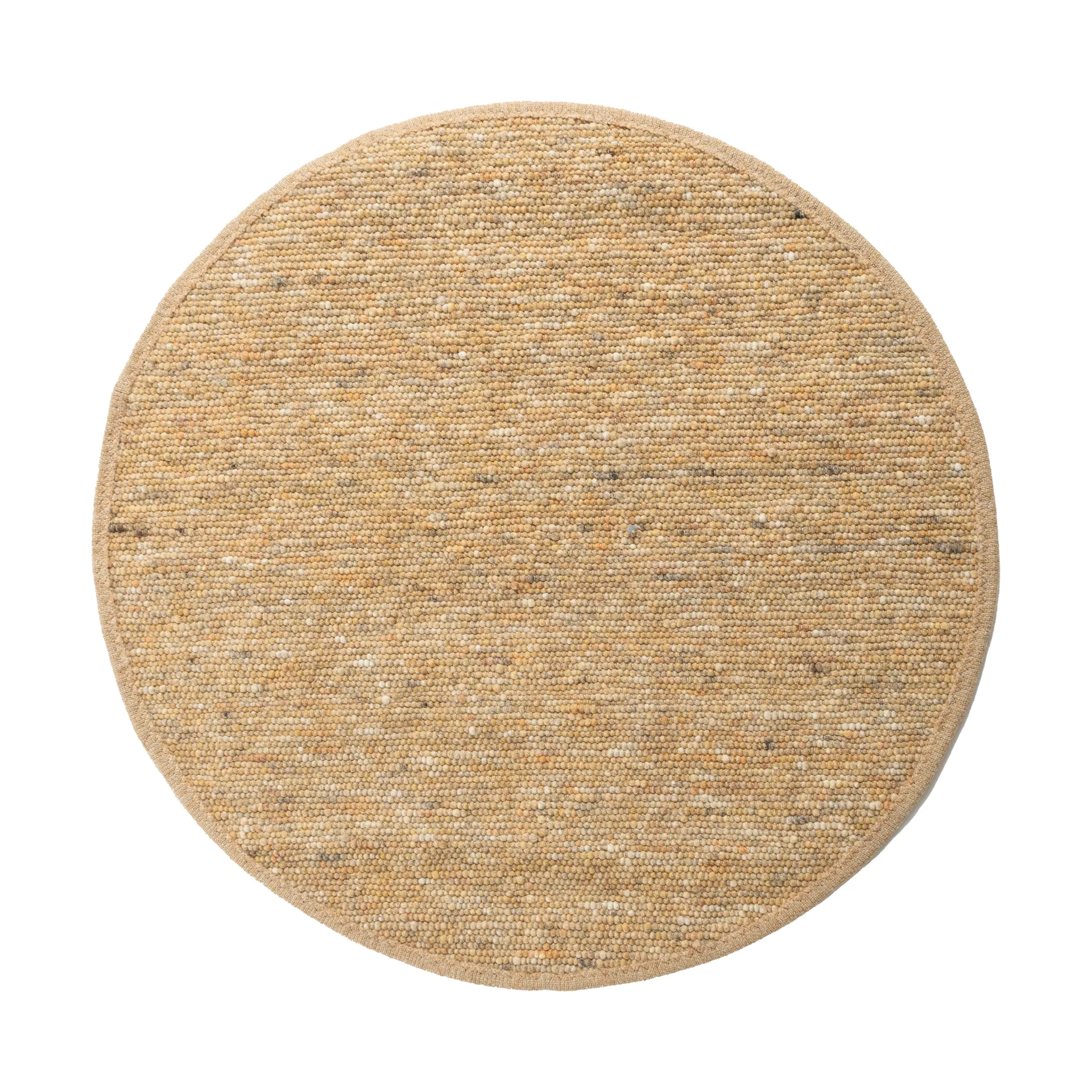 Sierrafil round rug, Gold no. 261, Ø250 cm Tisca