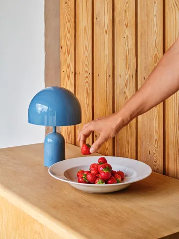 Bell Portable LED table lamp 28 cm - Baby Blue - Tom Dixon