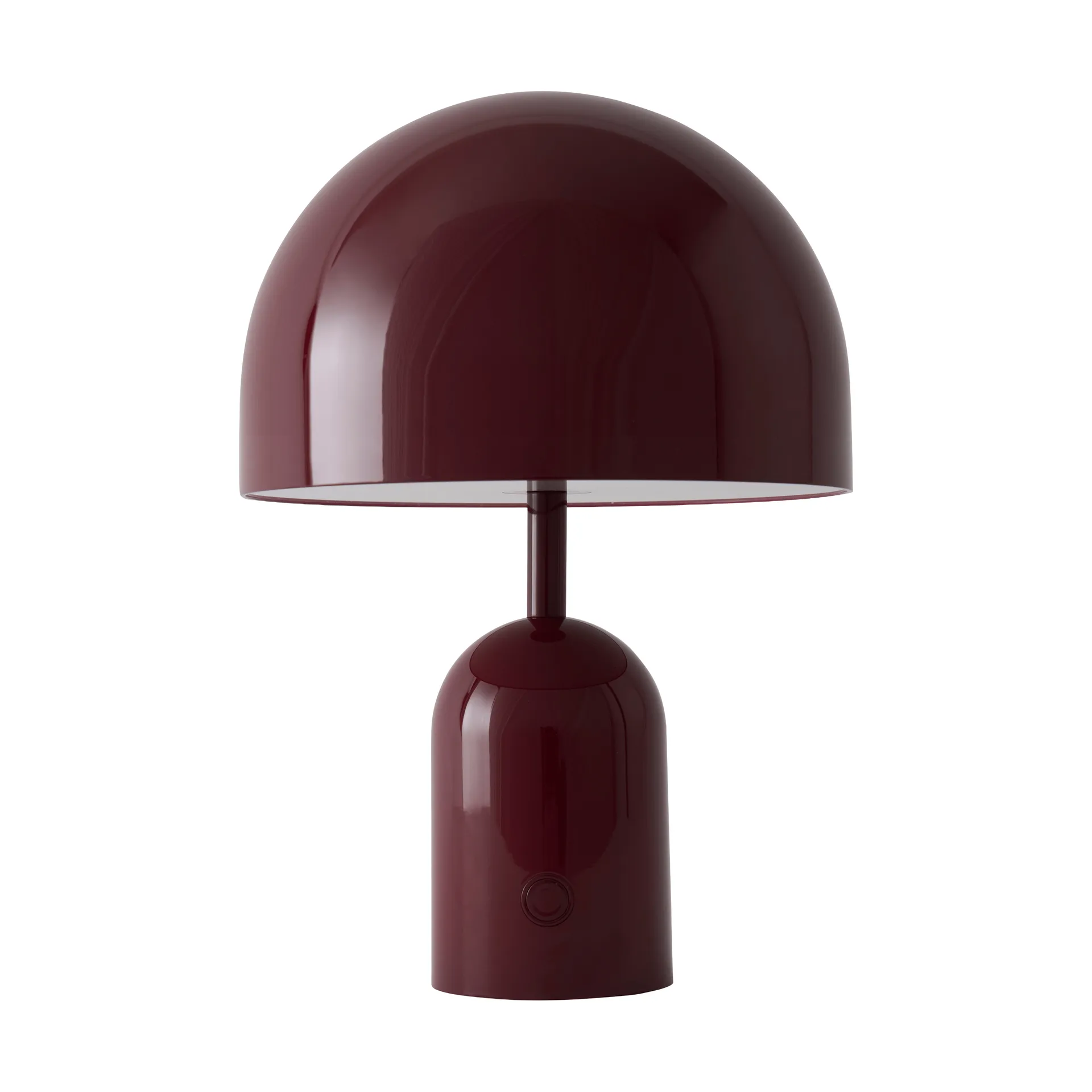 Bell Portable LED table lamp 28 cm v.2, Burgundy Tom Dixon