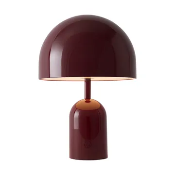 Bell Portable LED table lamp 28 cm v.2 - Burgundy - Tom Dixon