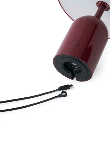 Bell Portable LED table lamp 28 cm v.2 - Burgundy - Tom Dixon