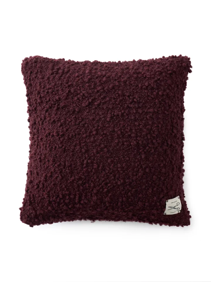 Bobble cushion 45x45 cm - Burgundy - Tom Dixon