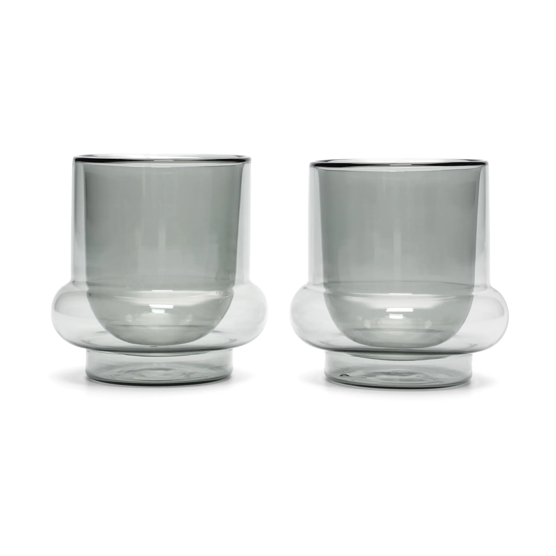 Bump coffee cup 20 cl 2-pack, Grey Tom Dixon