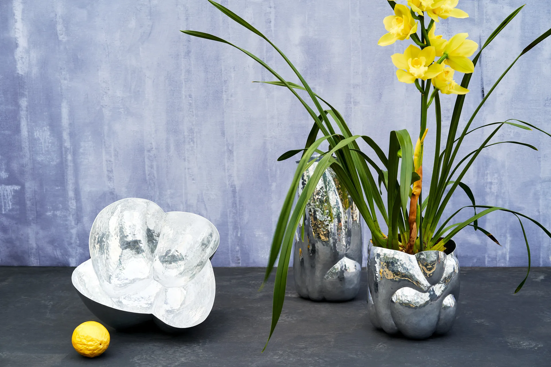 Cloud vase low, Silver Tom Dixon