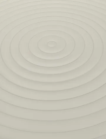 Groove café table round - Putty, Ø70 cm - Tom Dixon