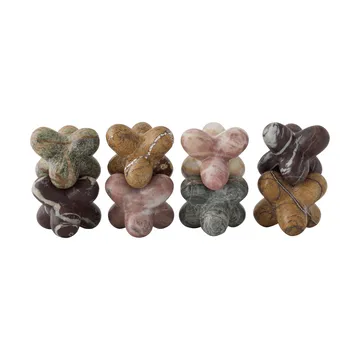 Jack decorative object - Forest brown marble, 10x8.5 cm - Tom Dixon