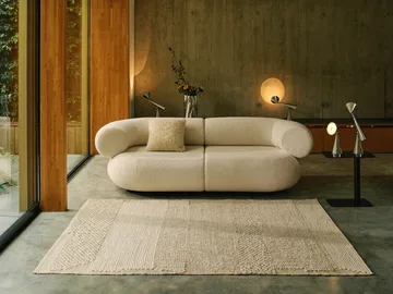 Knotty rug - White 170x240 cm - Tom Dixon