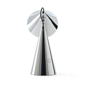 Pose Portable LED table lamp - Silver - Tom Dixon