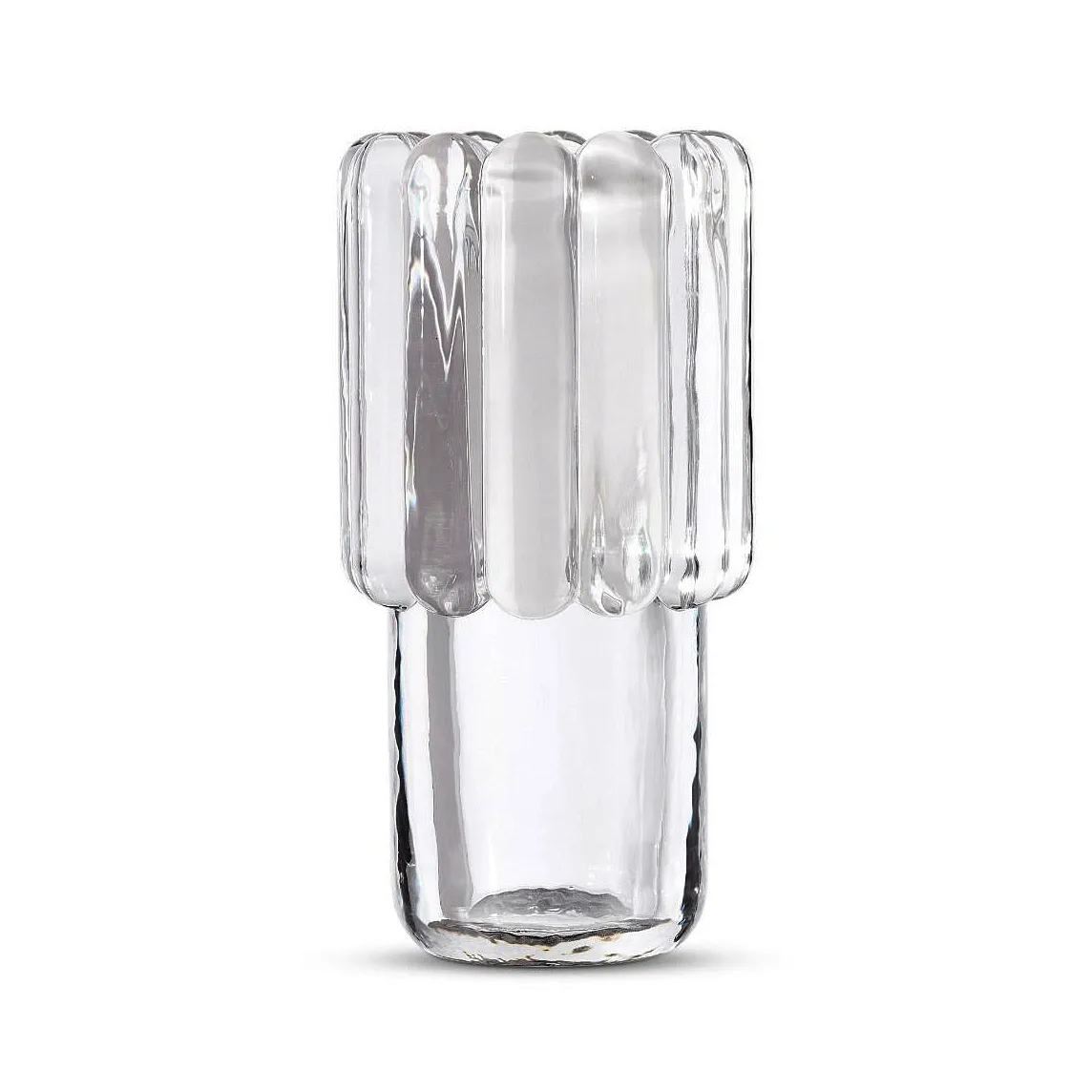 Press Medium vase, clear Tom Dixon