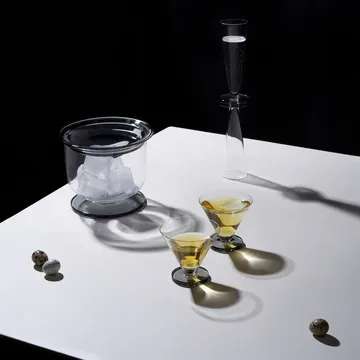 Puck cocktail glass 26 cl 2-pack - Clear - Tom Dixon