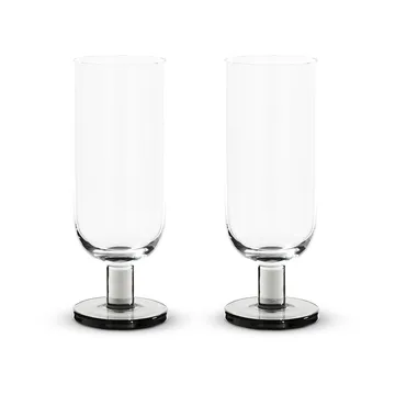 Puck highball glass 2-pack 33.5 cm - Clear - Tom Dixon