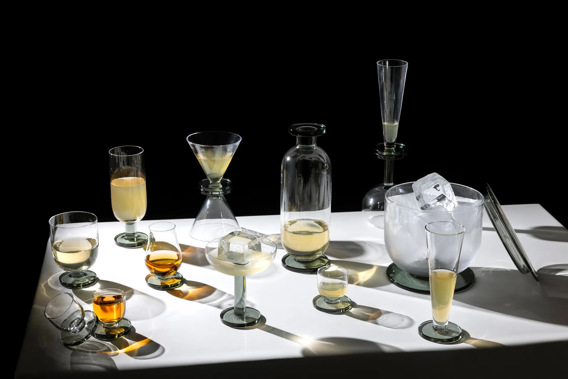 Puck highball glass 2-pack 33.5 cm, Clear Tom Dixon