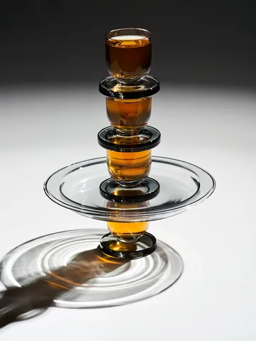 Puck shot glass 5 cl 4-pack - Clear - Tom Dixon