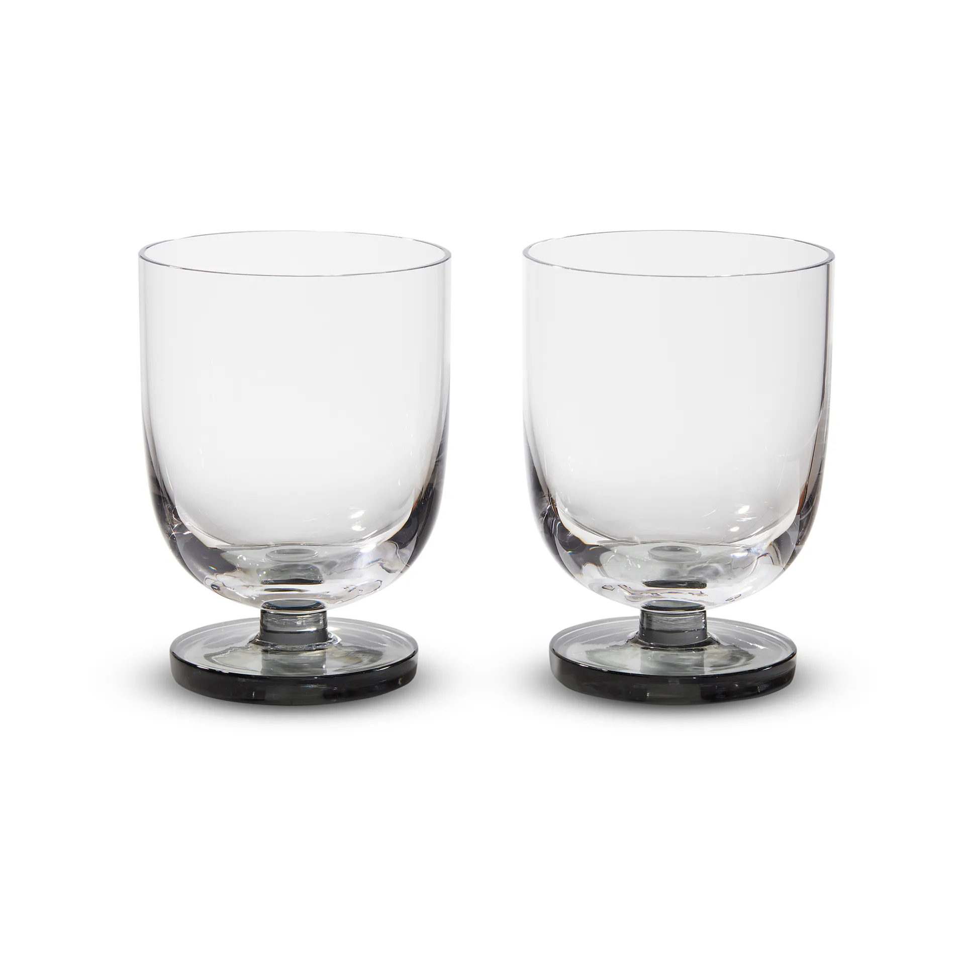Puck water glass 33 cl 2-pack, Clear Tom Dixon