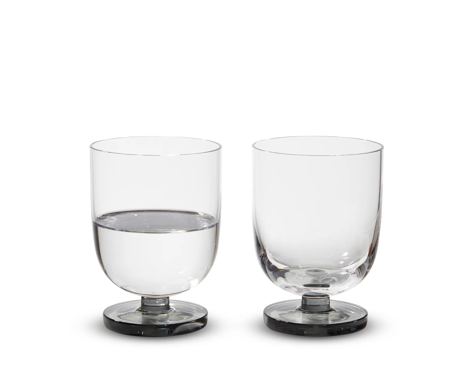 Puck water glass 33 cl 2-pack, Clear Tom Dixon