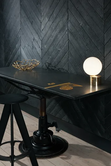Slab bar stool 76 cm - Black oak - Tom Dixon