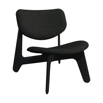 Slab lounge chair upholstered seat - Natural brushed oak-Hallingdal 0180 CMHR - Tom Dixon
