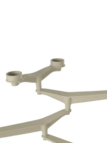 Spin candleholder - Putty - Tom Dixon