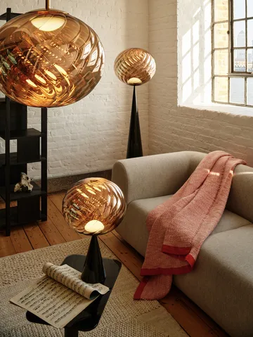 Thread felt 140x180 cm - Orange & White - Tom Dixon