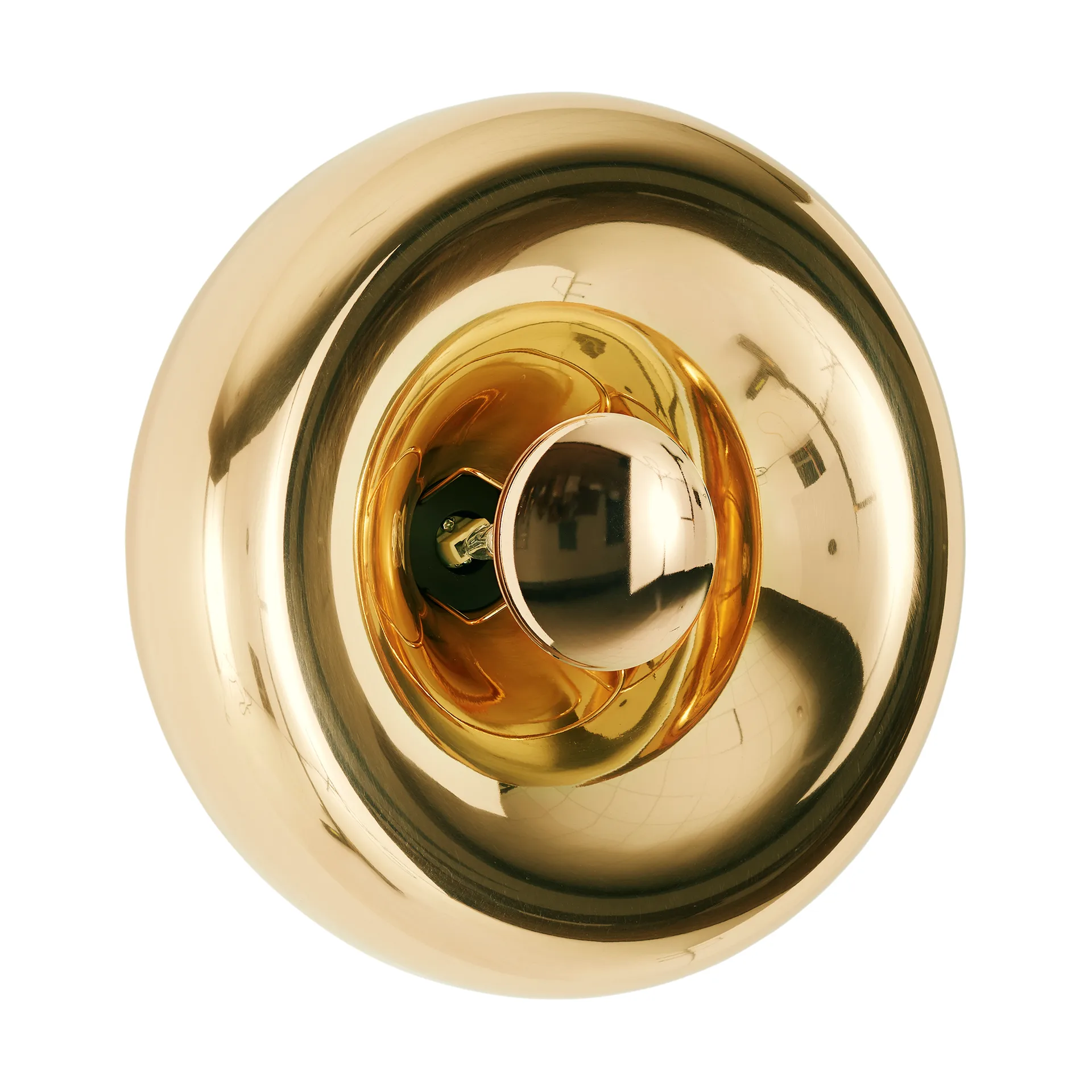 Void Surface wall lamp LED Ø30 cm, Brass Tom Dixon