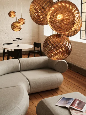 Whirl pendant Ø45 cm - Gold - Tom Dixon
