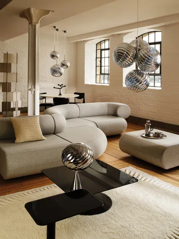 Whirl pendant Ø45 cm - Silver - Tom Dixon