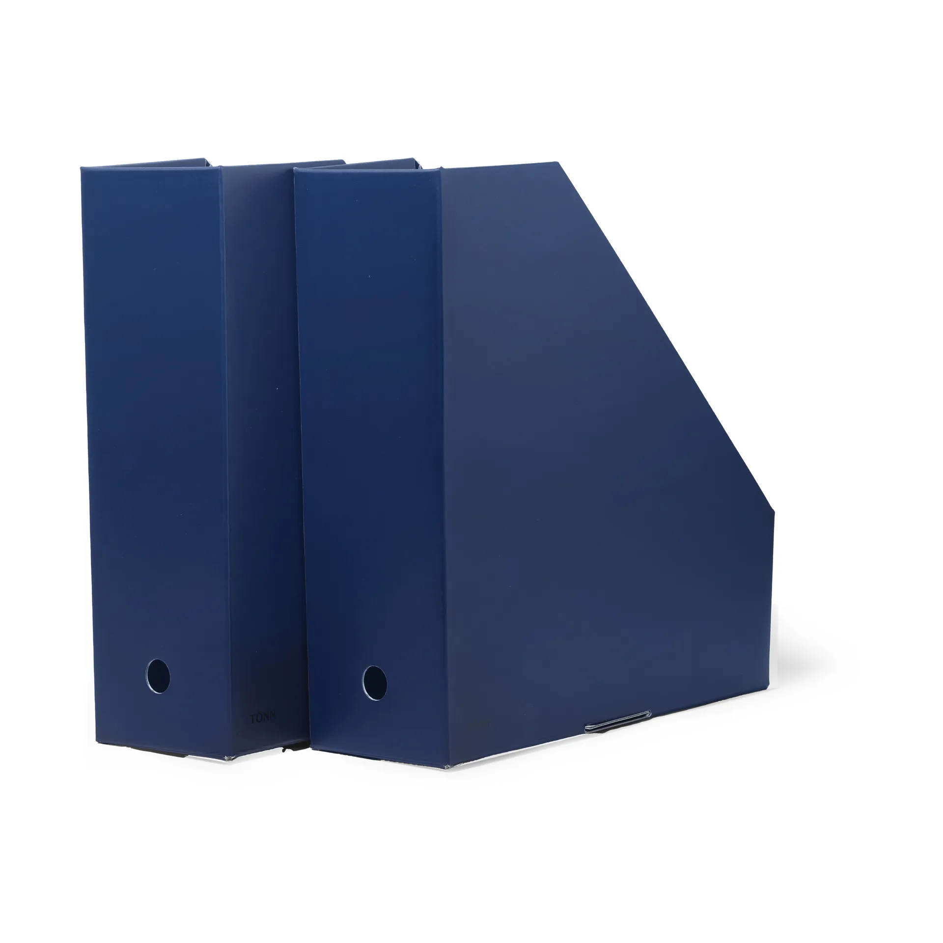 Pia magazine file holder, Midnight blue, 10x31x30 cm, 2-pack TÔNN furniture
