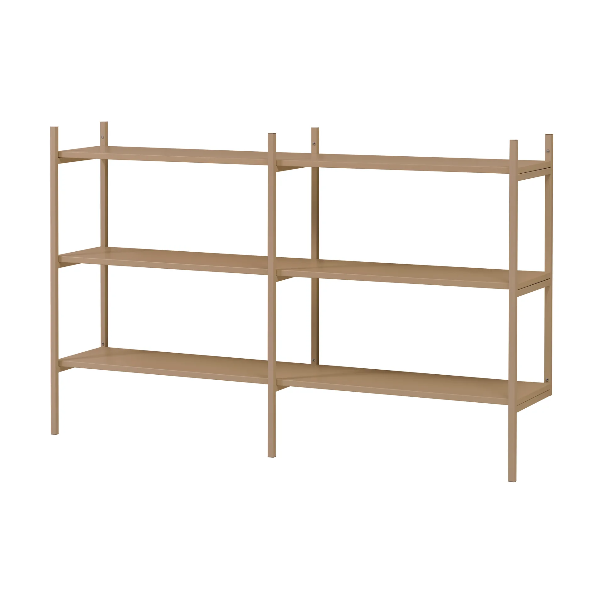 Portal bookcase small, Camel, 158 cm,  TÔNN furniture