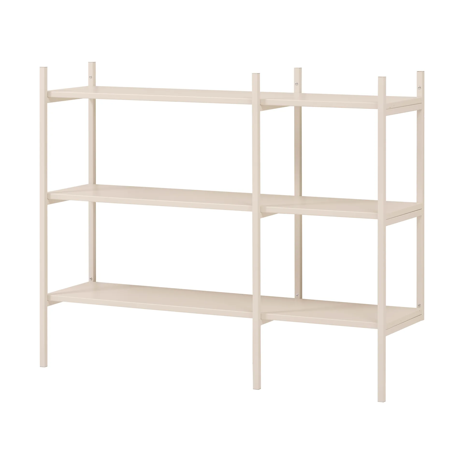 Portal bookcase small, Off white, 123 cm,  TÔNN furniture