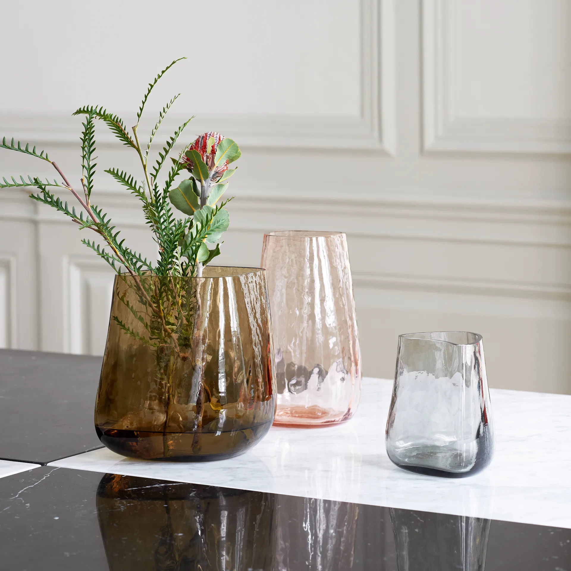 Collect SC66 vase glass 16 cm, Shadow &Tradition