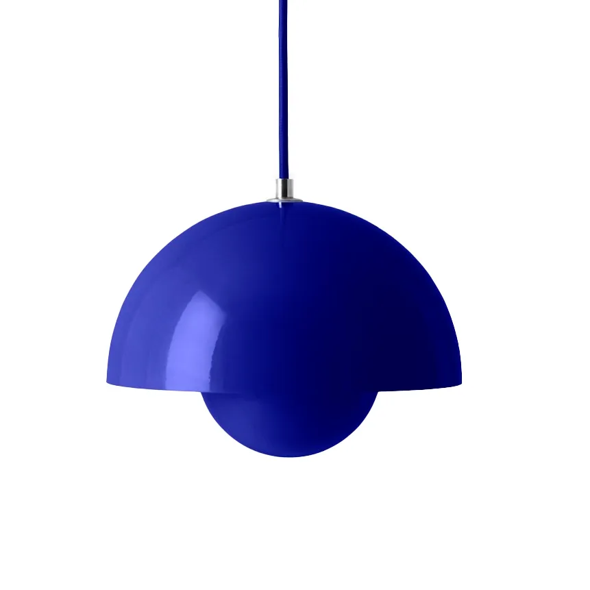 Flowerpot VP1 pendant lamp, Cobalt blue &Tradition