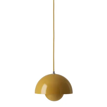 Flowerpot VP1 pendant lamp - mustard yellow - &Tradition