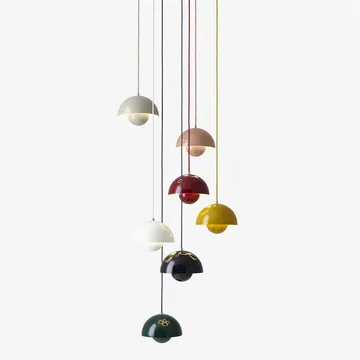 Flowerpot VP1 pendant lamp - mustard yellow - &Tradition