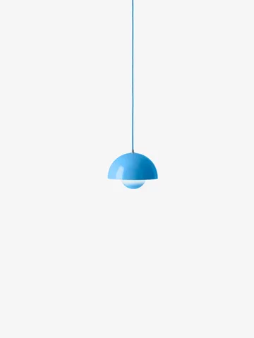 Flowerpot VP1 pendant lamp - Swim blue - &Tradition