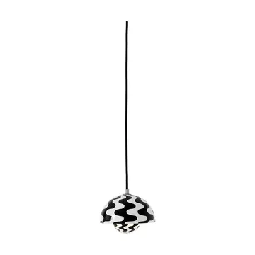 Flowerpot VP10 pendant lamp - Black-white - &Tradition